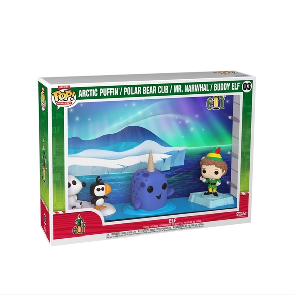 Funko Pop! Moment Deluxe: Elf - Narwhal Scene Vinyl Figures - Picture 2 of 6